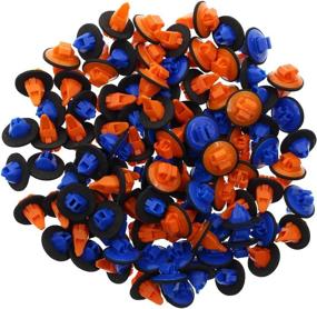 img 3 attached to 100x Orange & Blue Clips for 4Runner Tacoma Trim Moulding 75395-35070 75396-35020 - AUTOKAY's Newest Addition!