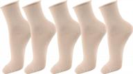 купите модные женские носки с отворотом до щиколотки и высокие хлопковые носки - 5 пар или 6 пар доступны уже сейчас логотип