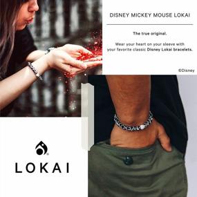 img 2 attached to Get Your Hands On Disney Magic With The Lokai Mickey Mouse & Minnie Mouse Bracelet Collection - Fashionable Slide-On Silicone Bracelets For Both Genders
