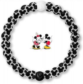 img 4 attached to Get Your Hands On Disney Magic With The Lokai Mickey Mouse & Minnie Mouse Bracelet Collection - Fashionable Slide-On Silicone Bracelets For Both Genders