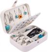 stay stylish on the go with valyria's double layer travel jewelry organizer logo