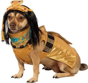 img 4 attached to 👑 Cleopatra Pet Costume by Rubies: Channel Ancient Egyptian Royalty with Style!