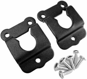 img 1 attached to 🔧 No Drill Bracket Mounting Kit for 1984-2021 All Models - AMP Research 74604-01A, Black