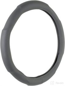 img 4 attached to Custom Accessories 39731 Grey Contour Grip Steering Wheel Cover
