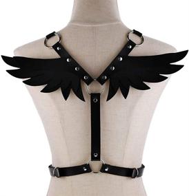 img 1 attached to 👗 Stylish FM FM42 Black Harness PN2670: Elevate Your Look with Women's Belt Accessories