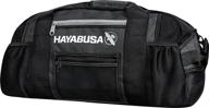 70l hayabusa ryoko mesh gear bag - black/grey: stay organized & ready for adventure! logo