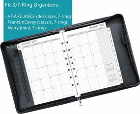 img 3 attached to Stay Organized In 2023 With Complete Daily Planner Refill For Classic Size 4: Appointment Schedule, Priorities, To-Do Lists & Notes On One Page Per Day