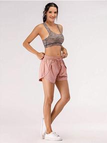 img 2 attached to Women'S Yoga Running Sports Workout Gym Athletic Shorts By Anna-Kaci