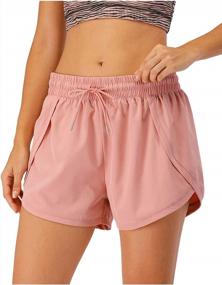 img 4 attached to Women'S Yoga Running Sports Workout Gym Athletic Shorts By Anna-Kaci