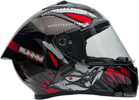 img 4 attached to MMG Motorcycle Helmet Street Legal Motorcycle & Powersports and Protective Gear