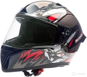 img 3 attached to MMG Motorcycle Helmet Street Legal Motorcycle & Powersports and Protective Gear