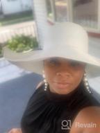 img 1 attached to 👒 Stylish Women's Wide Brim Sun Hat: Ultimate Sun Protection in a Fashionable Floppy Straw Design for Summer & Beach Activities review by Patrick Ceo