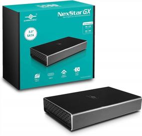 img 4 attached to 💻 Vantec NST-371C31-BK NexStar Gx USB 3.1 Gen 2 Type-C 3.5" Sata HDD/SSD Enclosure - High-speed Data Transfer, Aluminum Casing - Includes C to C and C to A Cable - Black