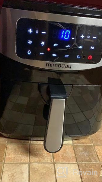 img 1 attached to Healthy And Convenient Rapid Frying With MIMODAY Air Fryer - 8 Quart, 10 Presets, NonStick Basket And LED Touchscreen review by Obhed Mac