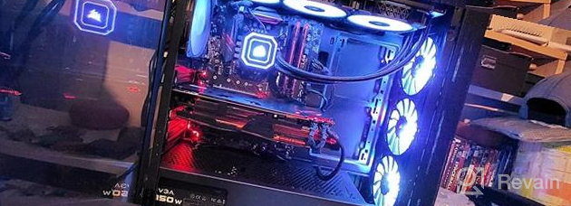 img 1 attached to Vetroo AL600 Mid-Tower ATX PC Case With Top 360Mm Radiator Support, 3X120Mm ARGB Fans, 3X120Mm Regular Fans, Airflow Mesh Design In White For Enhanced Gaming, With Controller Hub review by Richard Rob