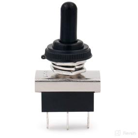 img 3 attached to 🚗 Baomain 3 Pin Car Toggle Switch SPDT Latching (Maintained) ON-Off-ON 3 Position 12V 25A with Waterproof Cover - Ideal for Automotive Applications