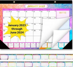 img 4 attached to Stay Organized With Our 2023-2024 Monthly Academic Desk Calendar - Perfect For Home, School, And Office Use!