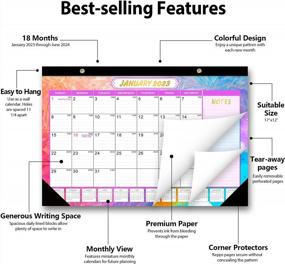 img 3 attached to Stay Organized With Our 2023-2024 Monthly Academic Desk Calendar - Perfect For Home, School, And Office Use!