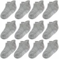 non-slip cozyway baby socks with ankle grip for infants, toddlers, and kids логотип