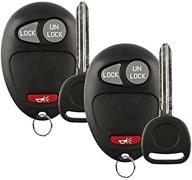 🔑 affordable keyless replacement key fob car remote and uncut ignition key set (2 pack) - compatible with l2c0007t, 10335582-88, b110 логотип