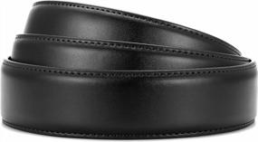 img 1 attached to 🔩 Ultimate Replacement Leather Buckle for CHAOREN Ratchet - Must-Have Men's Accessories Upgrade