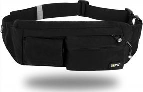 img 4 attached to Lightweight EOTW Fanny Pack With Multiple Pockets - Perfect For Men And Women On The Go! Great For Running, Hiking, Travelling, And Walking - Crossbody Chest Bag Fits Any Phone