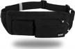 lightweight eotw fanny pack with multiple pockets - perfect for men and women on the go! great for running, hiking, travelling, and walking - crossbody chest bag fits any phone logo