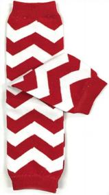 img 1 attached to Adorable Striped And Chevron Leg Warmers For Your Little One - Bowbear Baby