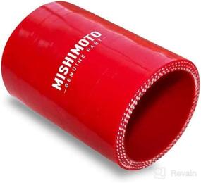 img 1 attached to Mishimoto Red Straight Silicone Coupler - 2.5-inch x 1.25-inch