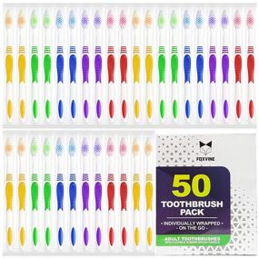 img 4 attached to Toothbrushes Individually Disposable Toothbrush Medium Soft