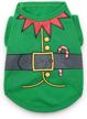 droolingdog pet dog christmas t shirt funny costume for small dogs, green, xs logo