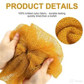 img 2 attached to 🌟 Optimal Exfoliating Scrubber for Smooth Skin: Stretchable Washcloths, Tools & Accessories