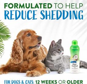 img 1 attached to TropiClean Lime & Coconut Shed Control Dog Shampoo, 20Oz - Deshedding Formula To Help Stop Shedding - Natural Ingredients, Soap And Paraben Free - Made In The USA