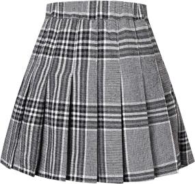 img 3 attached to Drawstring Pleated Skater Uniform Drawcord Girls' Clothing : Skirts & Skorts