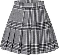 drawstring pleated skater uniform drawcord girls' clothing : skirts & skorts logo