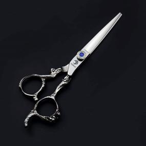 img 3 attached to 6.0 Inch Professional Barber Salon Hair Cutting Shear And Thinning Texturizing Scissors Set