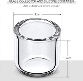 img 3 attached to 💎 Кварцевые вставки чашки - необходимые запасные детали диаметром 19 мм для создания ювелирных изделий.