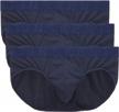3 pack men's low rise cotton hip briefs - slim fit contour pouch sexy underwear by inskentin logo