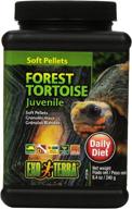 🐢 optimized forest tortoise soft food: exo terra pellets for reptiles logo