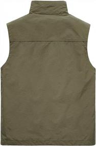 img 3 attached to Adventure In Comfort: Hixiaohe Men'S Lightweight Outdoor Vest For Fishing, Travel, And Safari