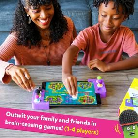 img 2 attached to Tacto Classics 4In1 Board Games Kit + App - Checkers, Ladders, Ludo, Tic Tac Toe Family Game Night Birthday Gifts For Ages 4+ (Tablet Not Included) By PlayShifu Interactive Kids