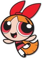 🌸 добавь порцию девичьей силы в свой автомобиль с виниловой наклейкой powerpuff girls blossom - доступна в разных размерах. логотип