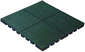 img 3 attached to Защитите своих детей с помощью безопасного покрытия для детской площадки KIDWISE PlayFall - 40 зеленых резиновых плиток (160 кв. футов)