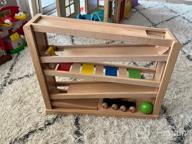 картинка 1 прикреплена к отзыву Wooden Ramp Racer Race Track Set - Toddler Toys For 1 2 3 Year Old Boys & Girls Gifts от Alec Winsor