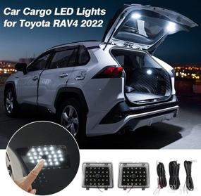 img 3 attached to 🚗 LED Lights Toyota RAV4 2022 Cargo Lamps - Enhancing Trunk Atmosphere, Decorative Ceiling Lighting (2 PCS)