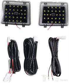 img 4 attached to 🚗 LED Lights Toyota RAV4 2022 Cargo Lamps - Enhancing Trunk Atmosphere, Decorative Ceiling Lighting (2 PCS)