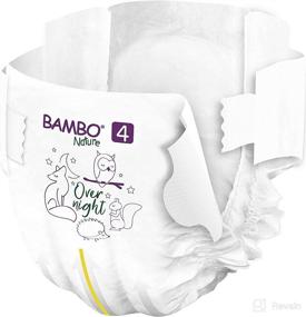 img 1 attached to 👶 Bambo Nature Eco-Friendly Baby Diapers, Sizes 3 to 6, White, 96 Count - Ideal for Overnight Use