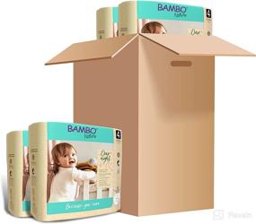 img 4 attached to 👶 Bambo Nature Eco-Friendly Baby Diapers, Sizes 3 to 6, White, 96 Count - Ideal for Overnight Use