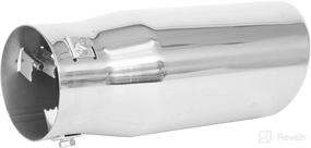 img 1 attached to 🚀 Spectre Performance (22354) 3.5" Slant-Cut Exhaust Tip: Superior Performance and Style