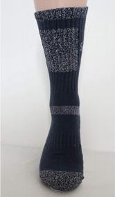 img 3 attached to Pack Of 5 Men'S Crew Socks For Climbing And Hiking With Cushioned Performance